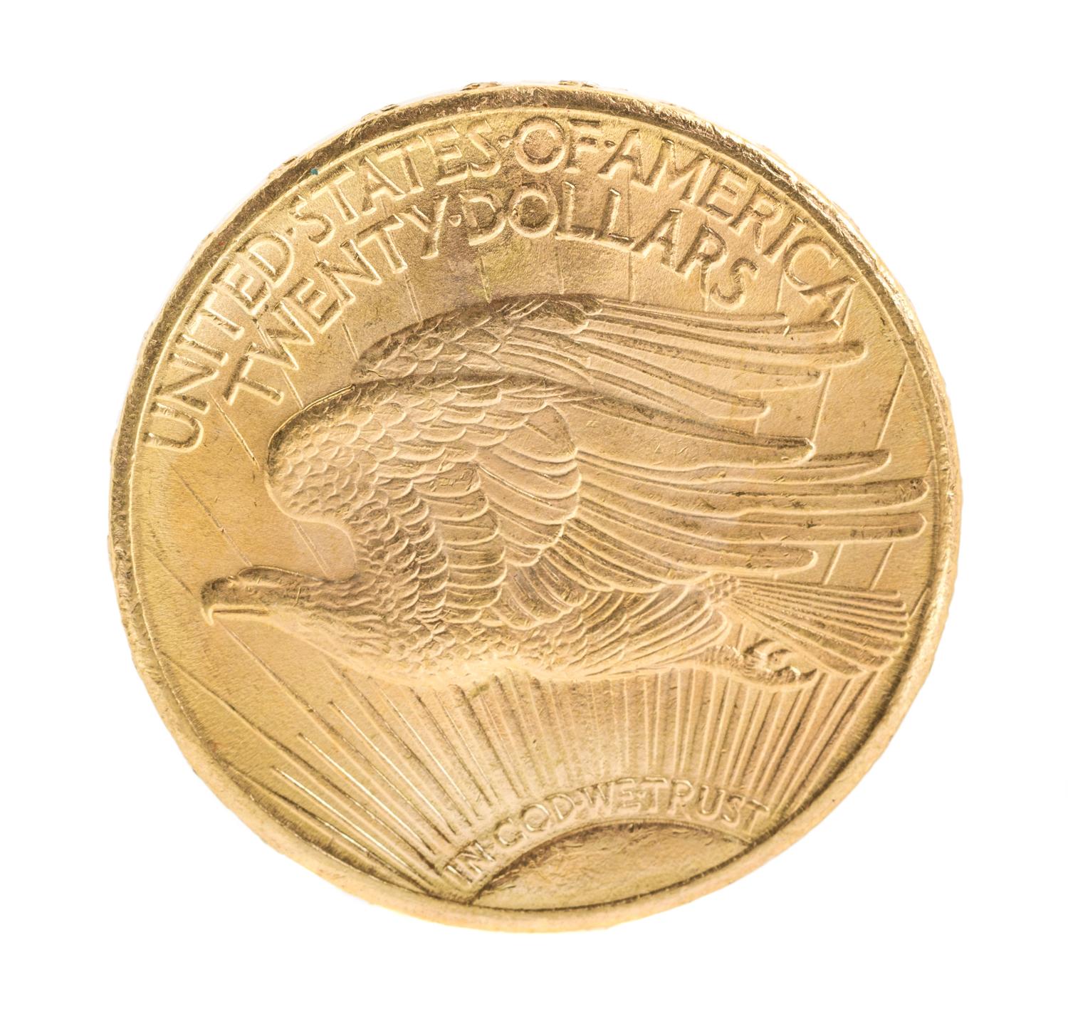 United States of America (1911), Gold $20 "Saint Gaudens" — Gold $20 "Saint Gaudens" - Denver Mint