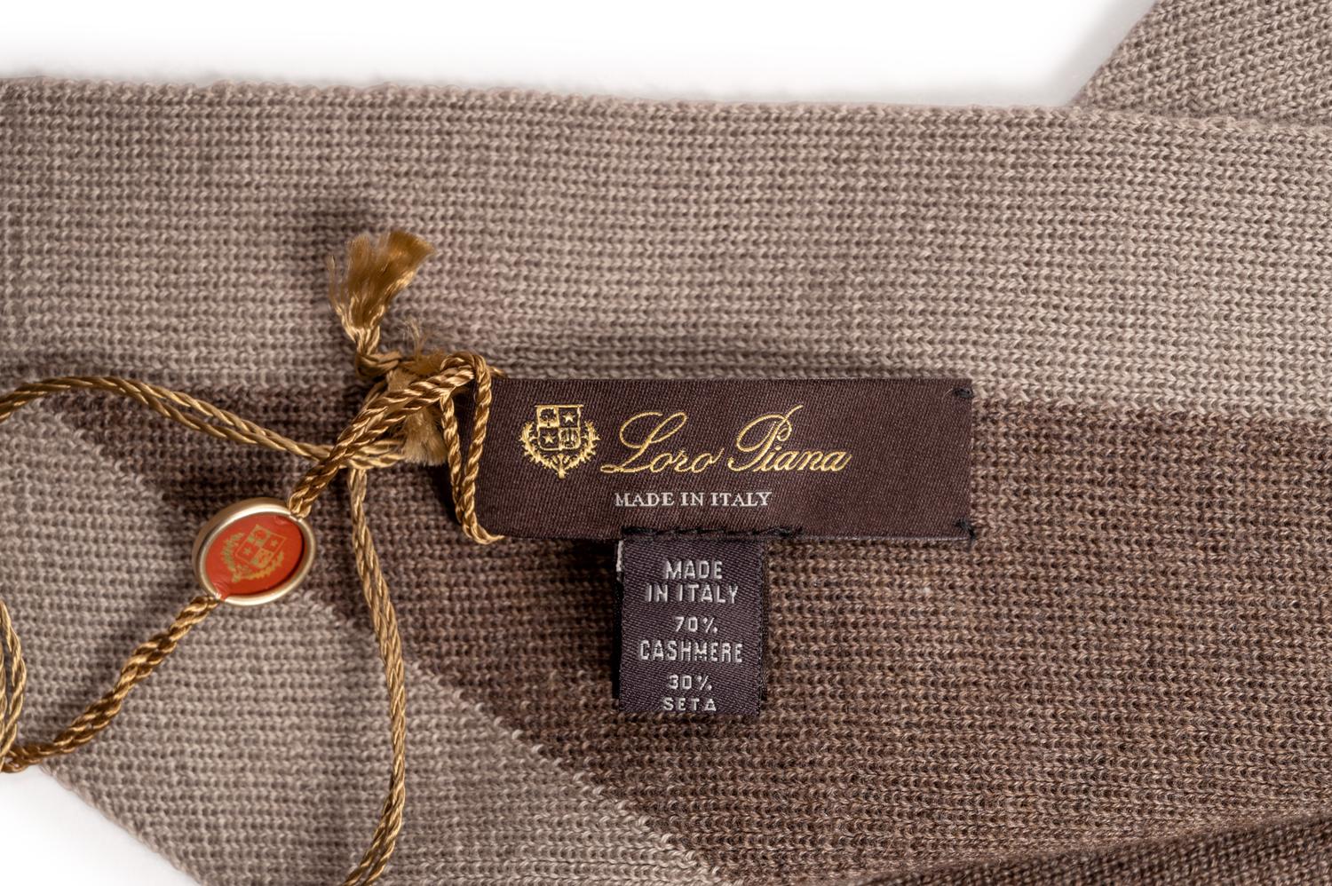 Three Designer Scarves: One Chanel, Two Loro Piana, 2000-2010s