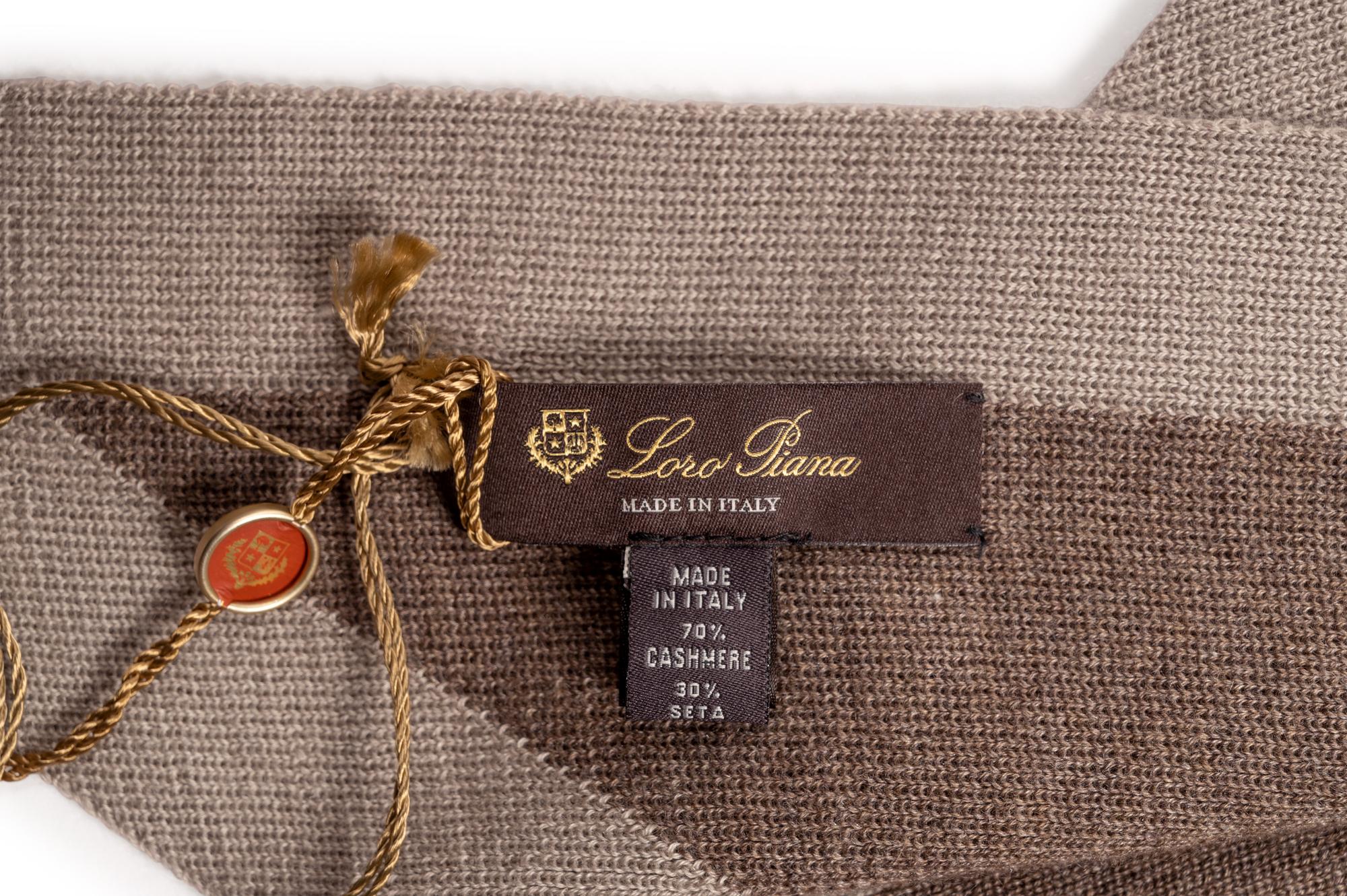 Three Designer Scarves: One Chanel, Two Loro Piana, 2000-2010s