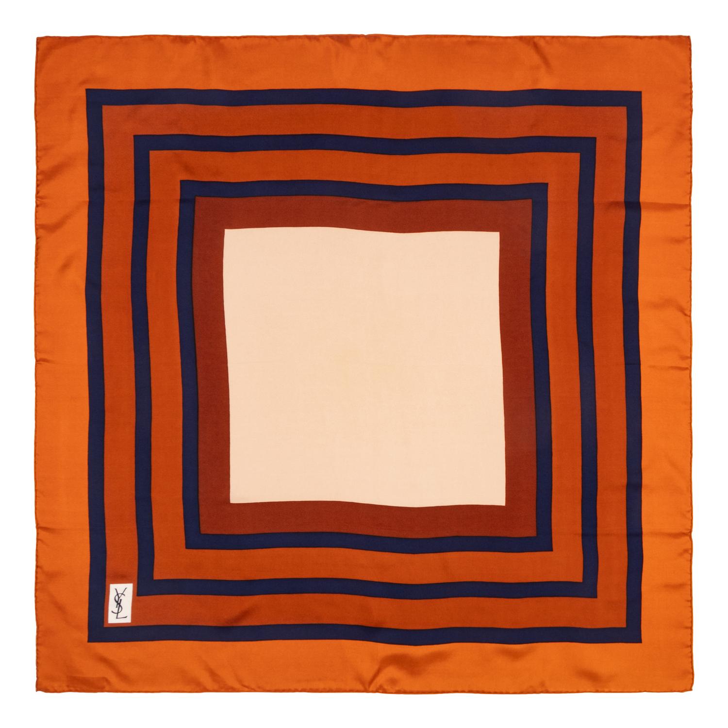 Five Designer Silk Scarves, YSL and Dior