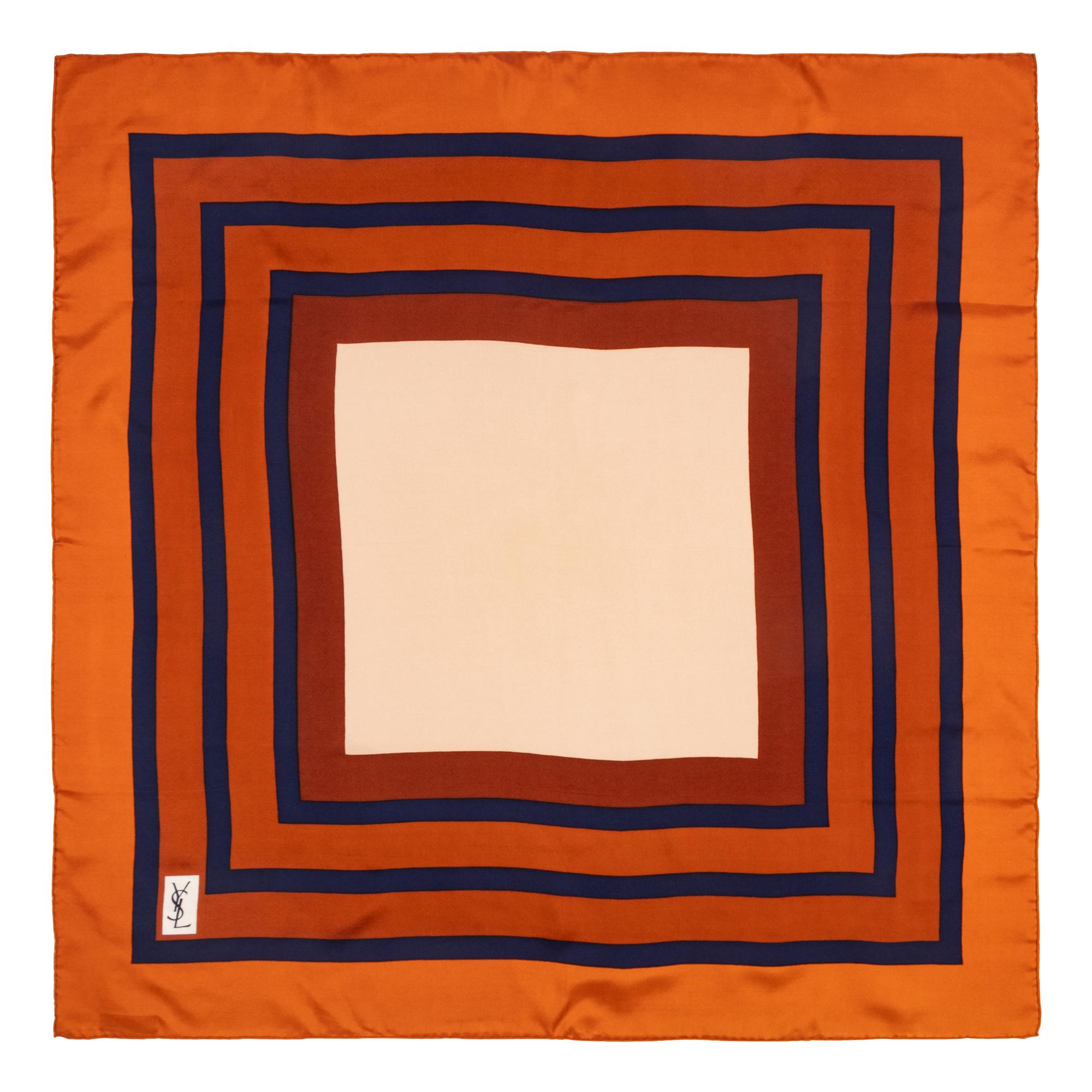 Five Designer Silk Scarves, YSL and Dior