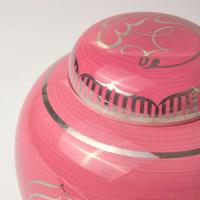 A Wedgwood Pink-Glazed Veronese Ware Lidded Jar UK, 1930s