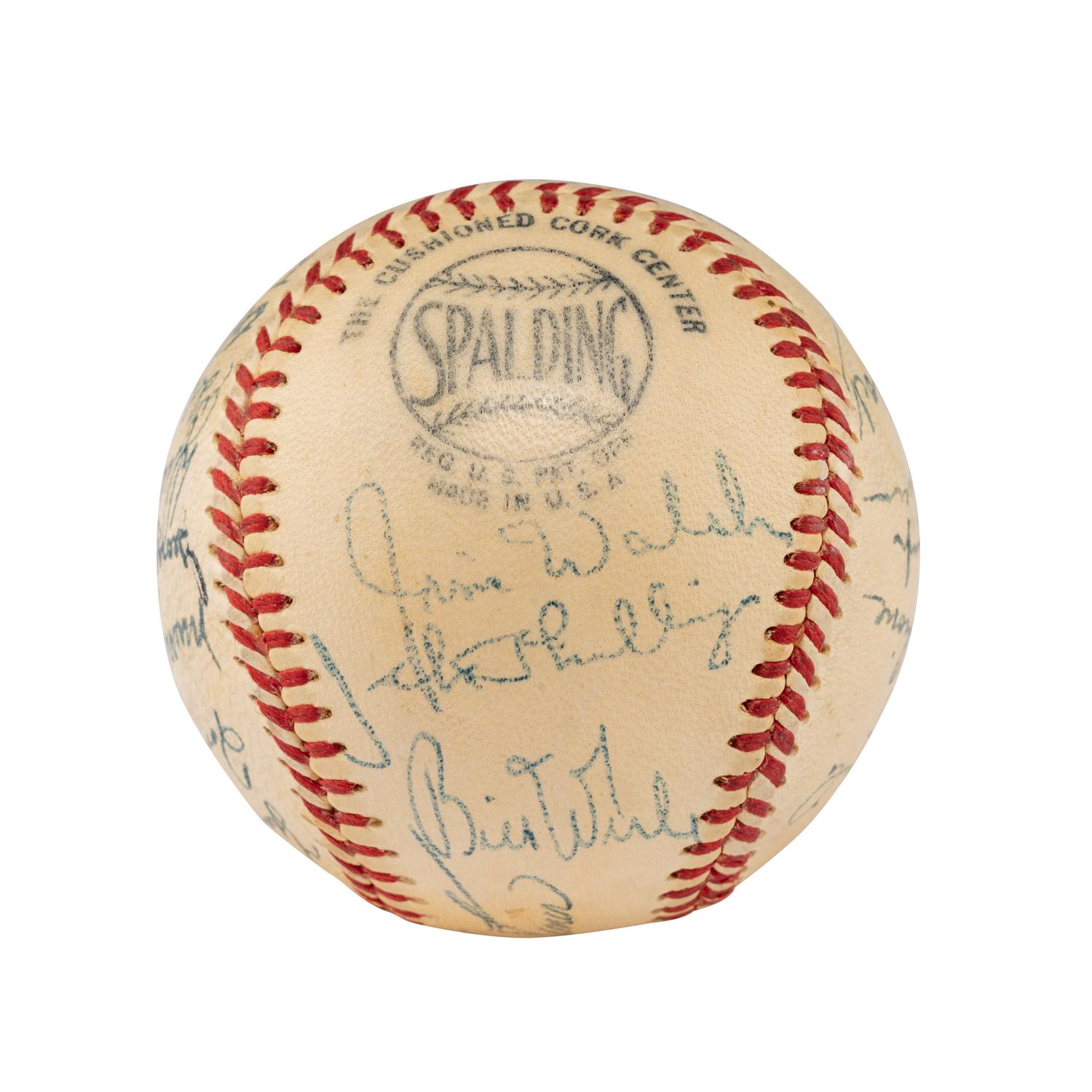 A 1952 Pittsburgh Pirates Team Signed Autograph Baseball