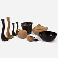 Elsa Peretti (Italian, 1940-2021) Collection of Terracotta and Ceramic Items for Tiffany & Co., Italy, circa 1970s-1990s