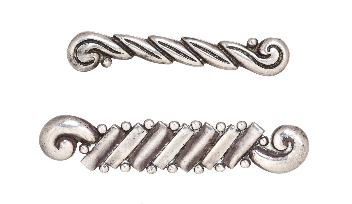 A Collection of Silver Jewelry, Hector Aguilar, Circa 1940-45, 18.70 dwts.