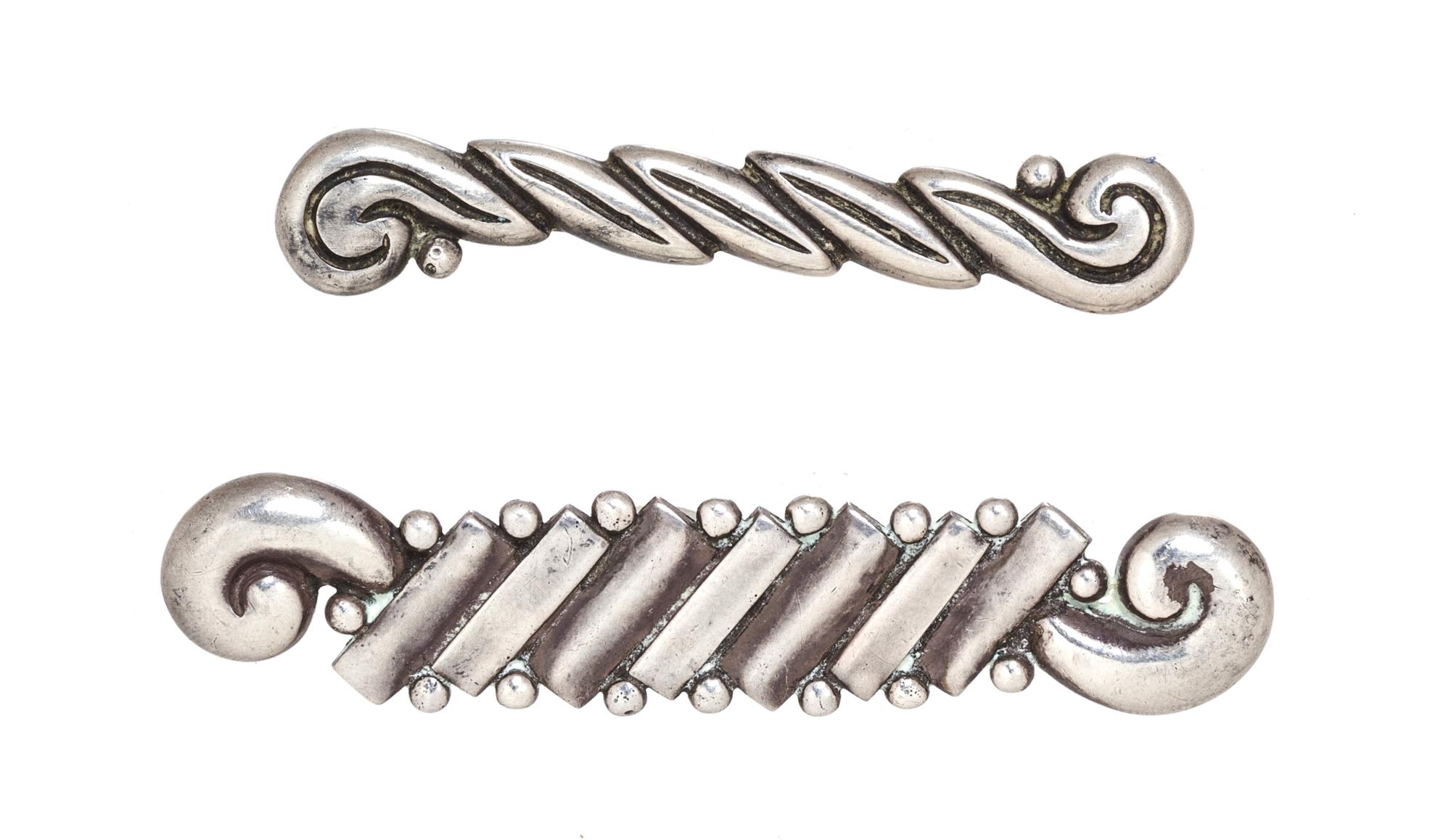 A Collection of Silver Jewelry, Hector Aguilar, Circa 1940-45, 18.70 dwts.
