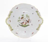 A Herend Porcelain Serving Tray Diameter 14 3/4 inches. — SECOND HALF 20TH CENTURY