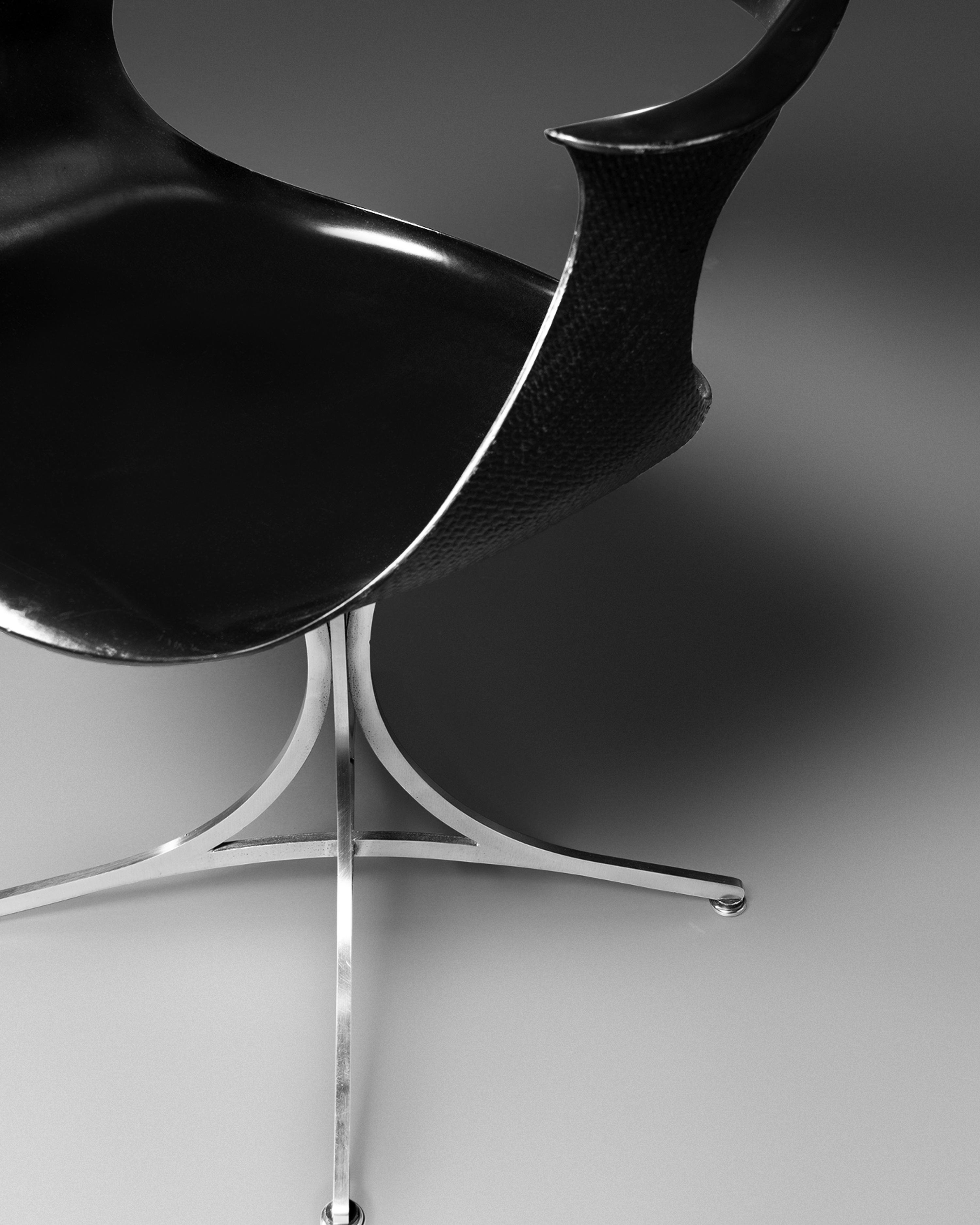 Pair of Lotus Chairs, Laverne Originals, USA