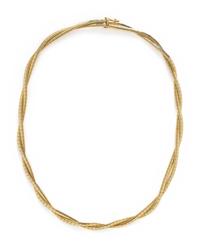 YELLOW GOLD DOUBLE CHAIN NECKLACE