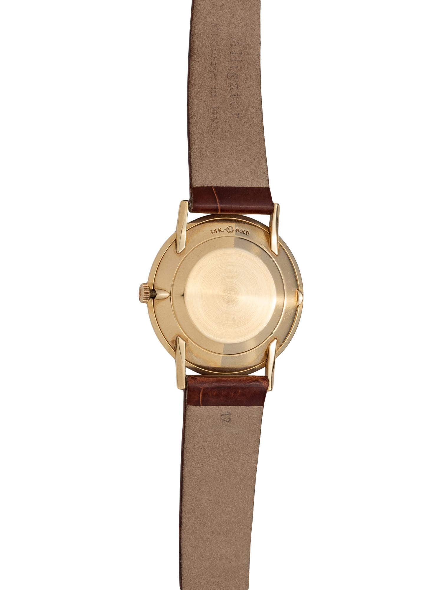 LONGINES, 14K YELLOW GOLD WRISTWATCH