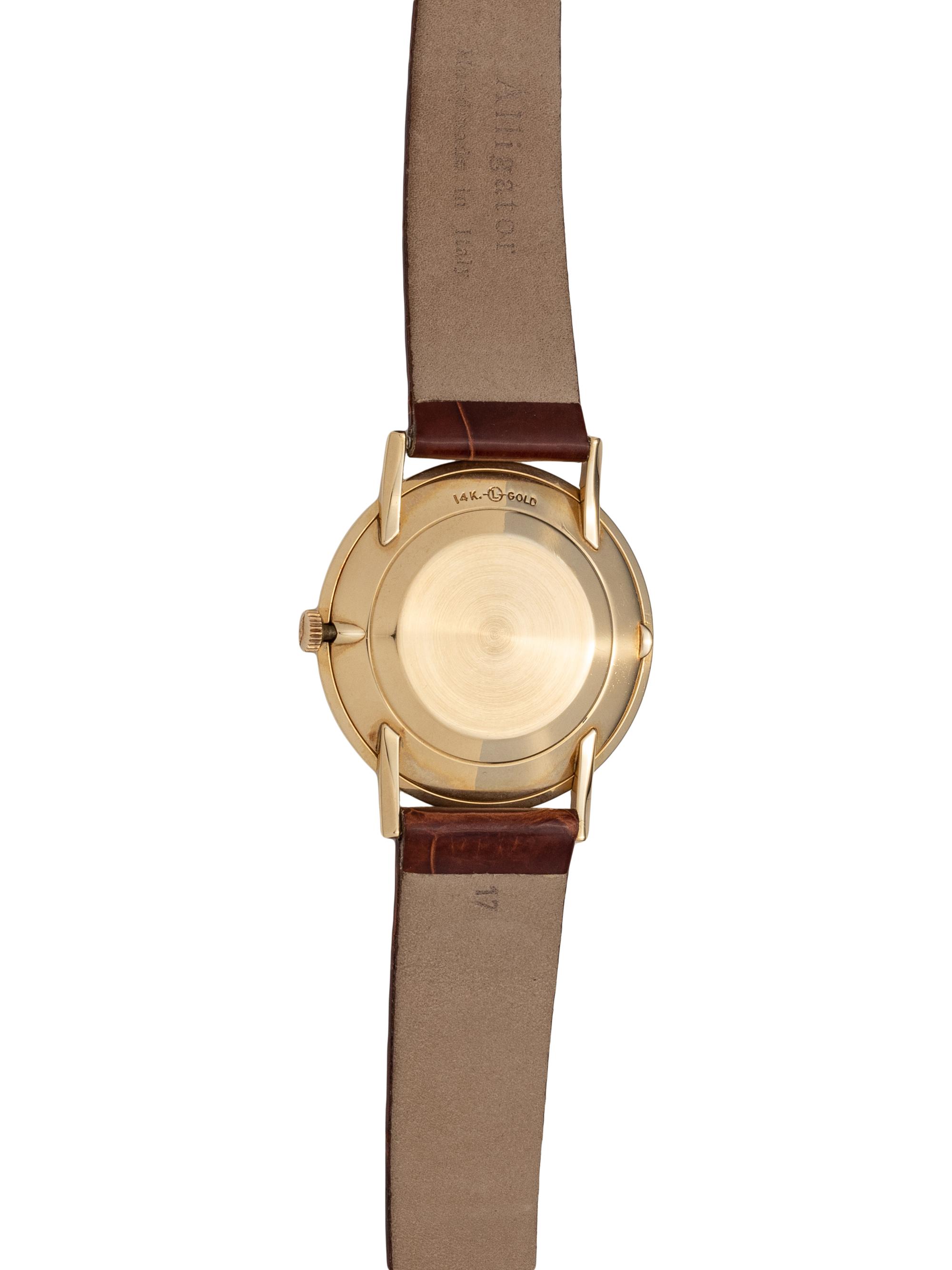 LONGINES, 14K YELLOW GOLD WRISTWATCH