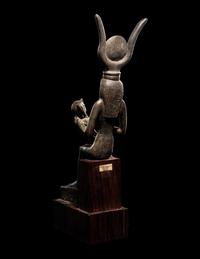 An Egyptian Bronze Isis and Horus