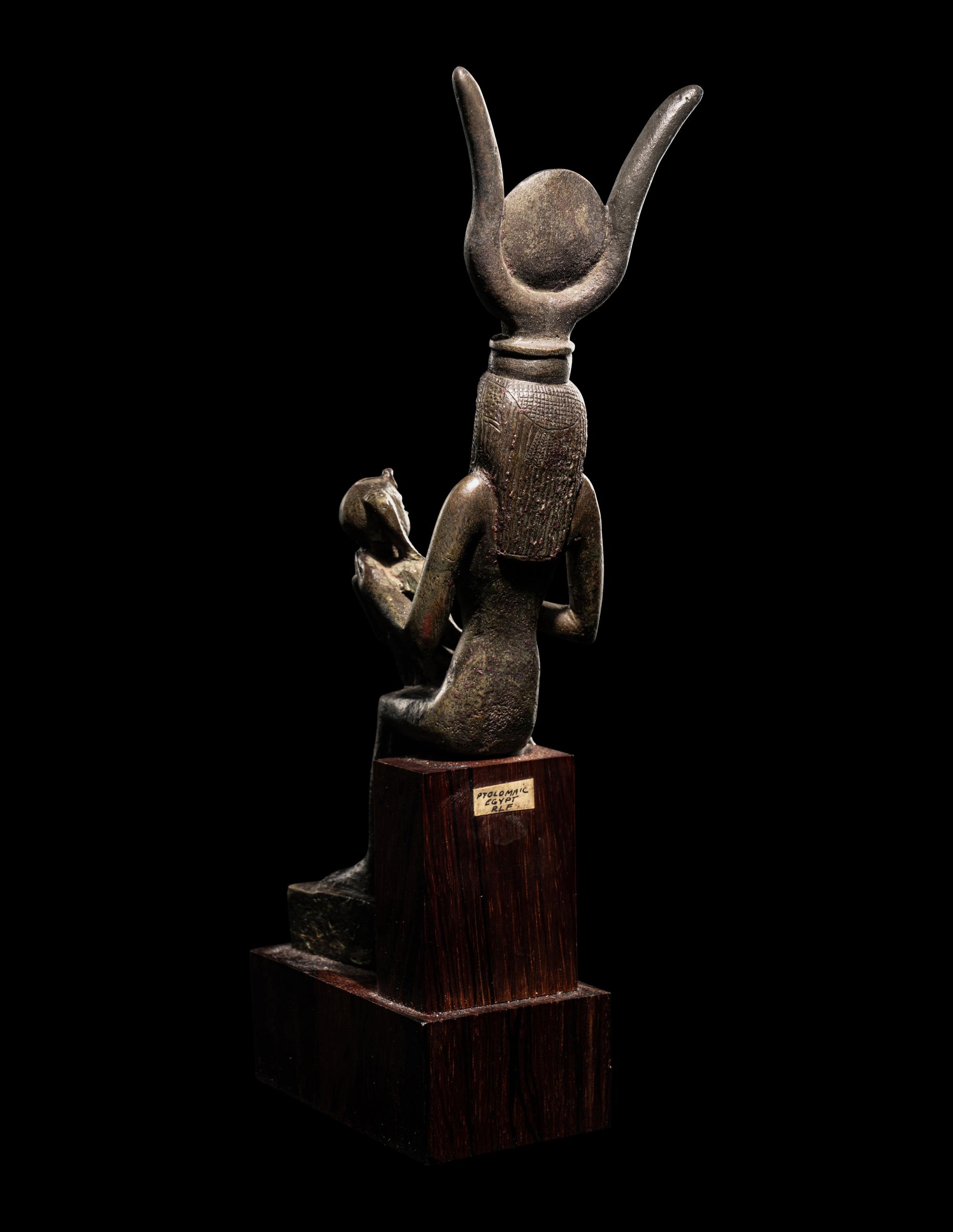 An Egyptian Bronze Isis and Horus