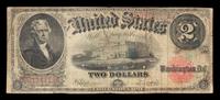 A United States 1917 $2 Legal Tender Note