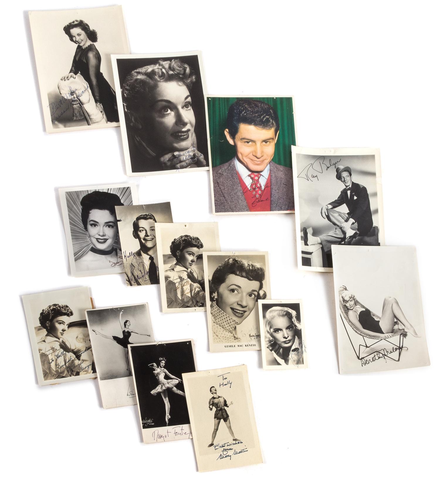A Collection of Autographed Lobby Cards