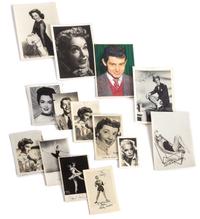 A Collection of Autographed Lobby Cards
