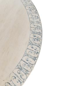 A George III Style Painted Pedestal Table