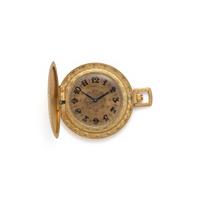 BUCCELLATI, 18K YELLOW GOLD HUNTER CASE POCKET WATCH