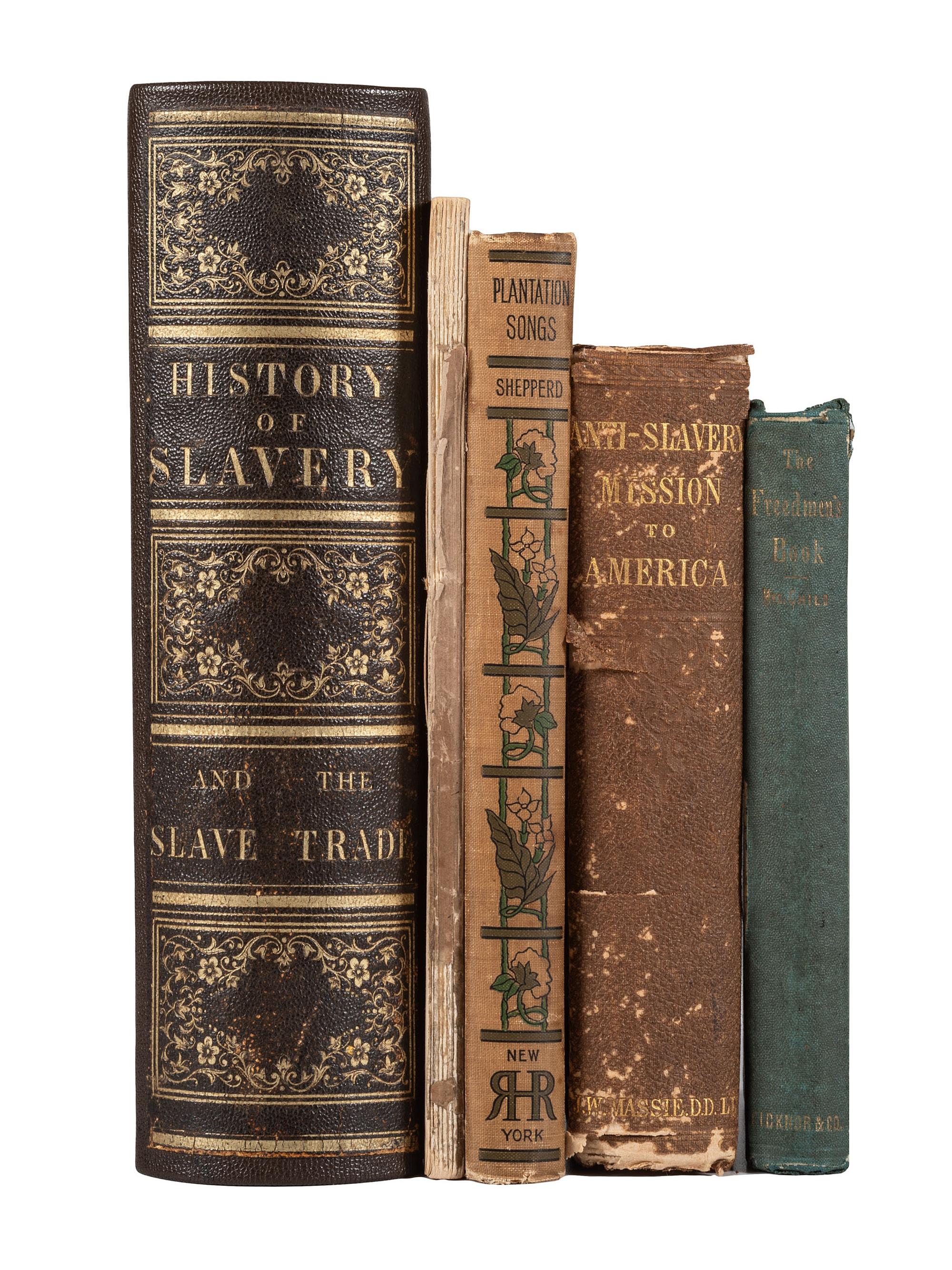American Civil War & Enslavement [ENSLAVEMENT]. A group of 5 titles, comprising: