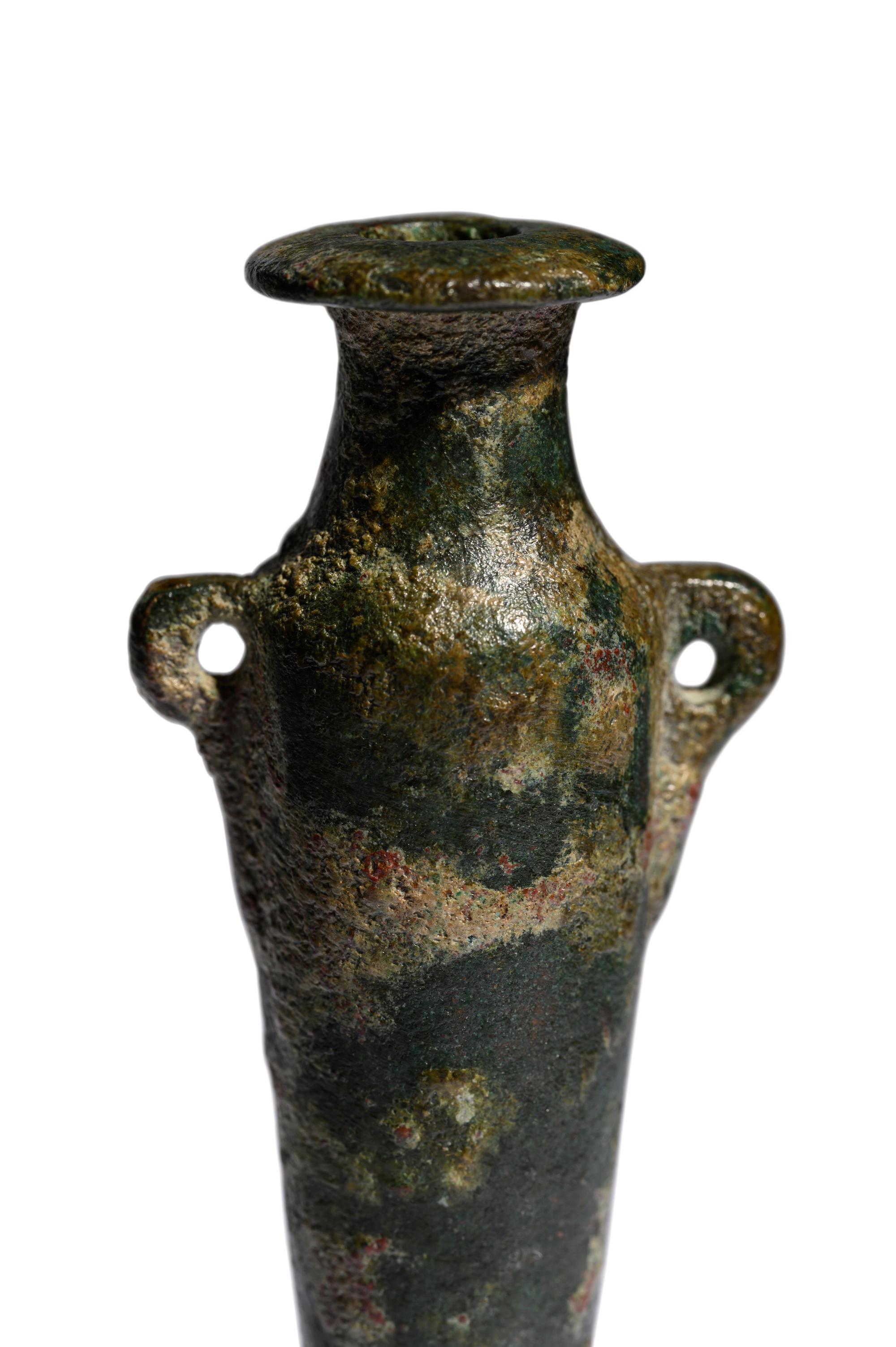 A Graeco-Roman Bronze Amphoriskos