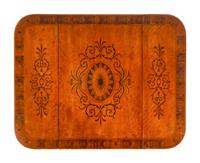 A George III Satinwood and Marquetry Pembroke Table in the Manner of Ince & Mayhew