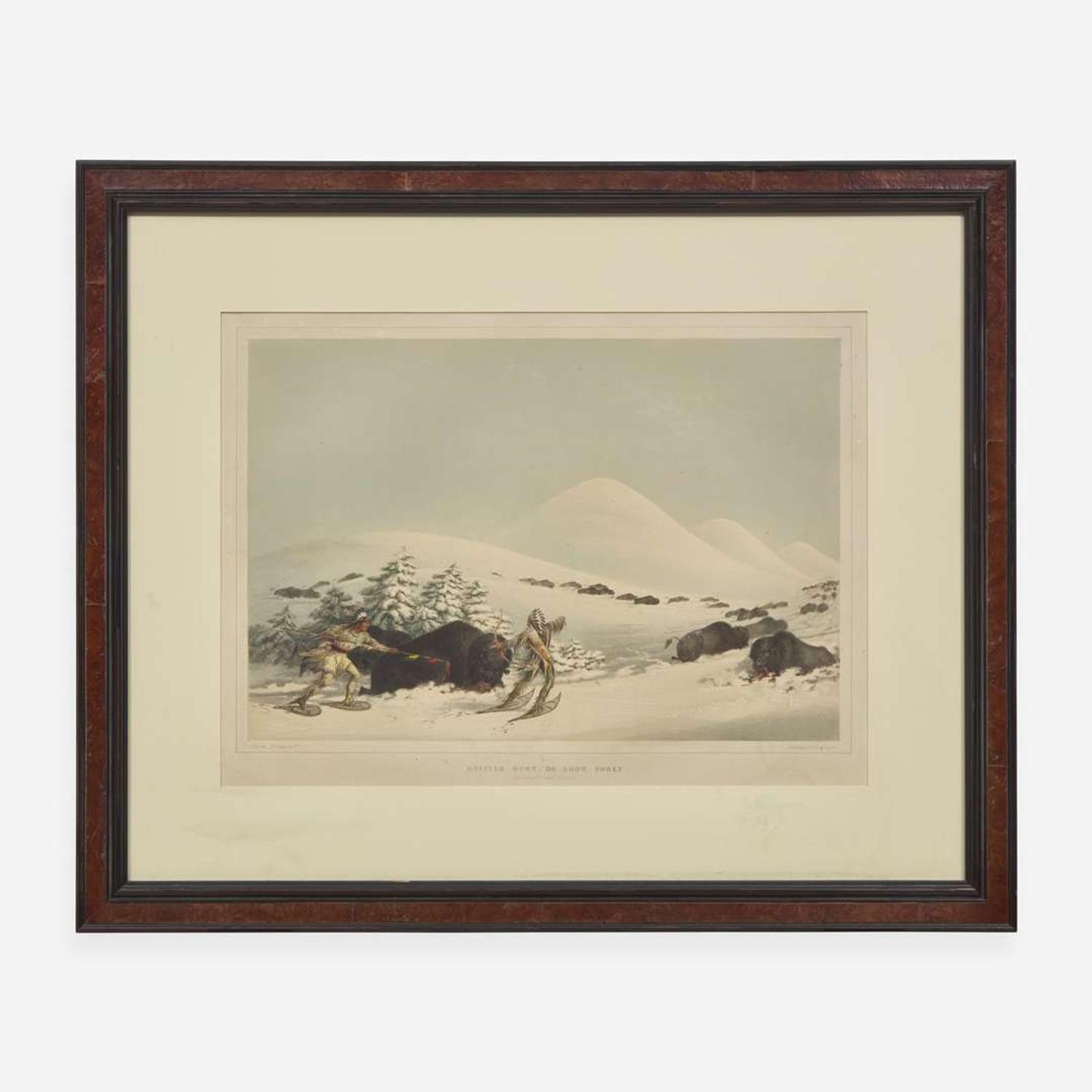 George Catlin (American, 1796-1872) Catlin's North American Indian Portfolio: Hunting Scenes and Amusements of the Rocky Mountains and Prairies of America