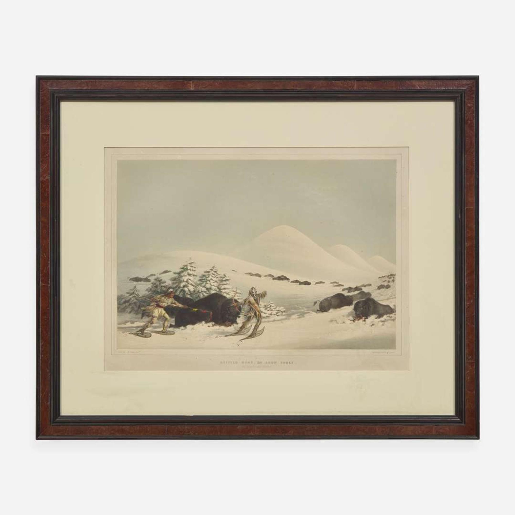 George Catlin (American, 1796-1872) Catlin's North American Indian Portfolio: Hunting Scenes and Amusements of the Rocky Mountains and Prairies of America