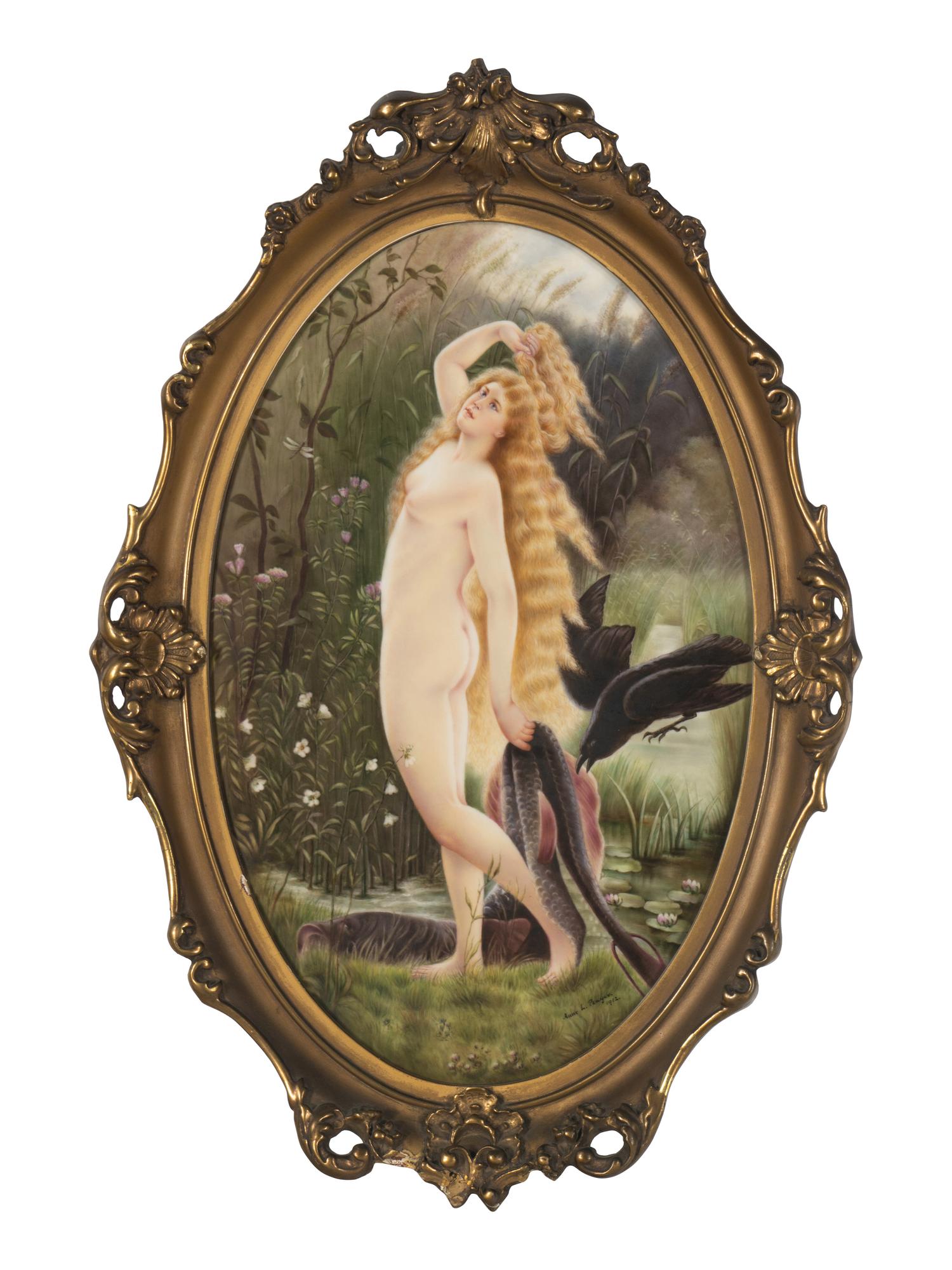 A Porcelain Plaque Attributed to Berlin (K.P.M)