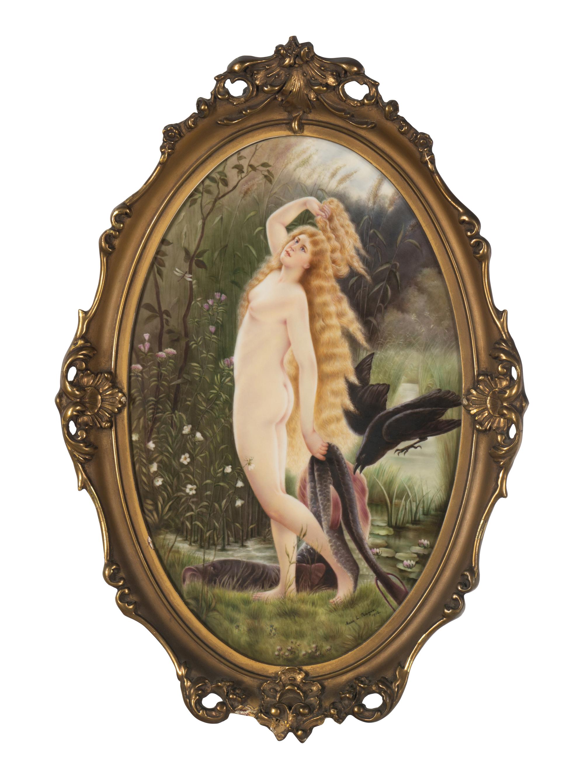 A Porcelain Plaque Attributed to Berlin (K.P.M)