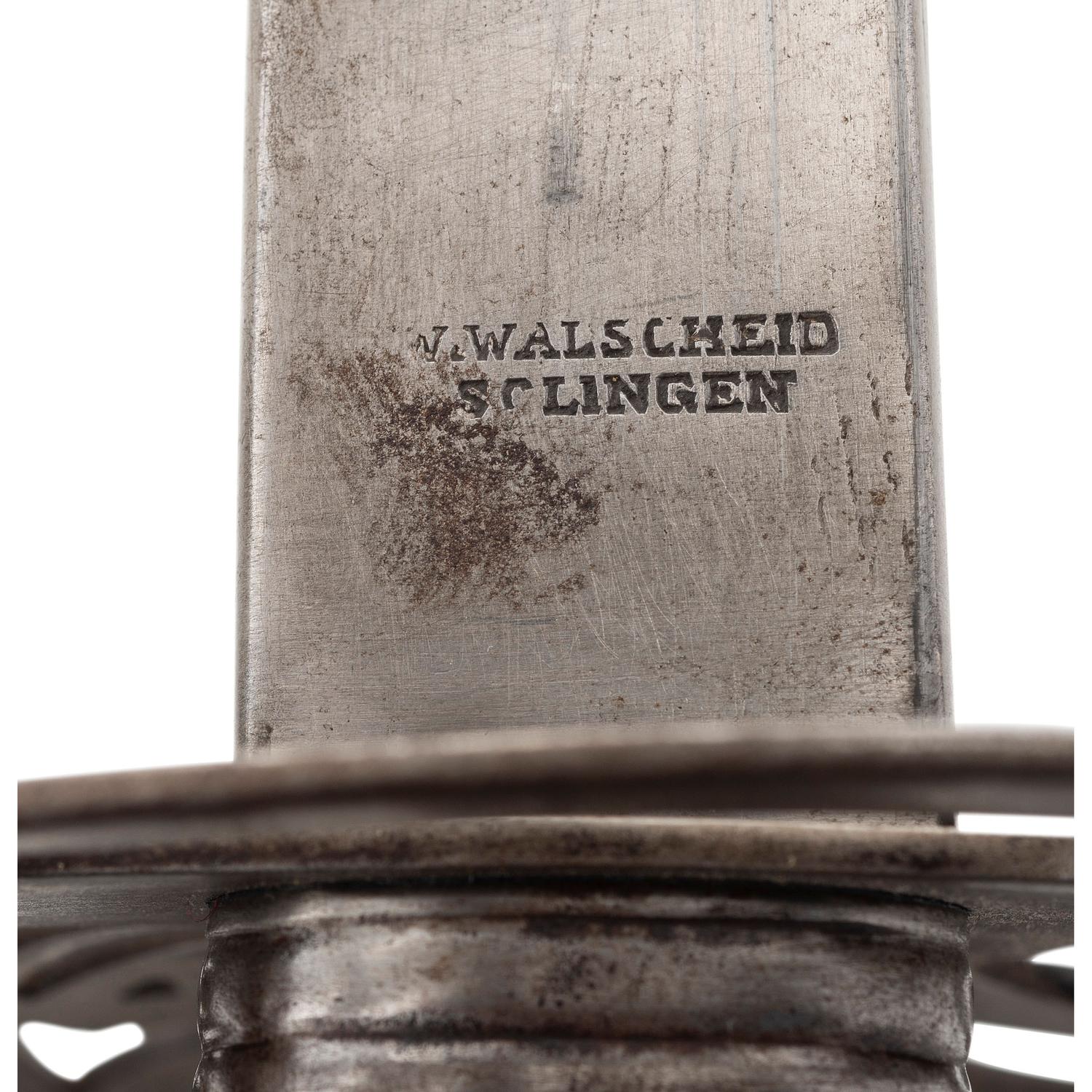 Non-Regulation Staff & Field Officers Sword (Peterson 75) by Walscheid, Inscribed to Lt. Col. William Coan - 48th NY Infantry