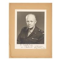 [Presidential] Eisenhower, Dwight D. Inscribed photograph