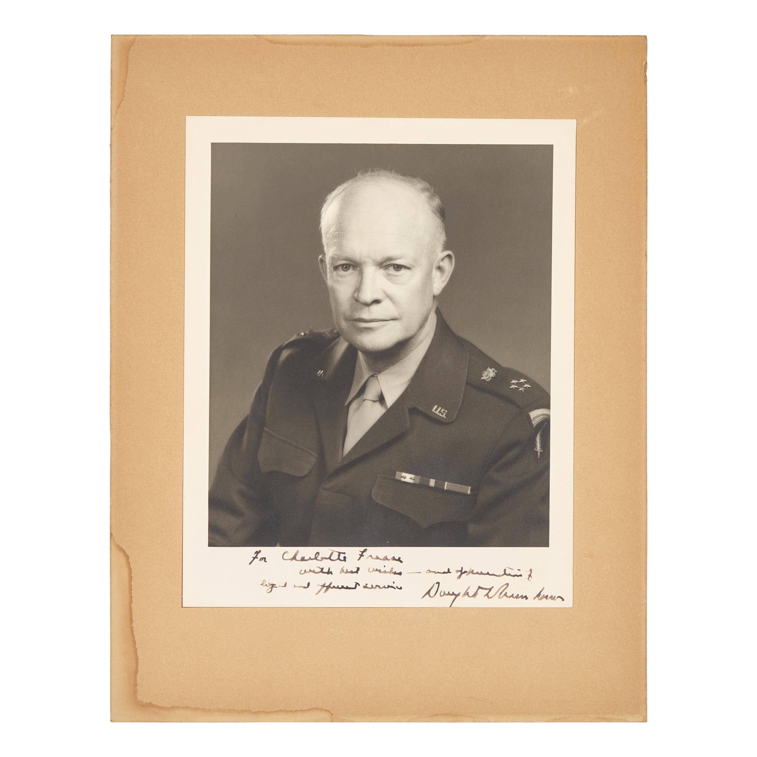 [Presidential] Eisenhower, Dwight D. Inscribed photograph