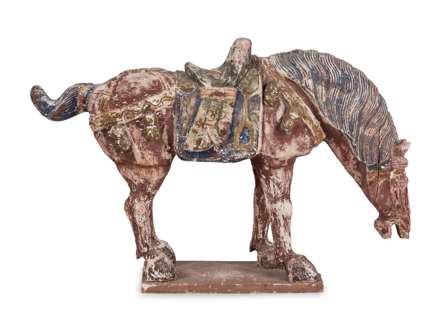 A Tang Style Pottery Horse