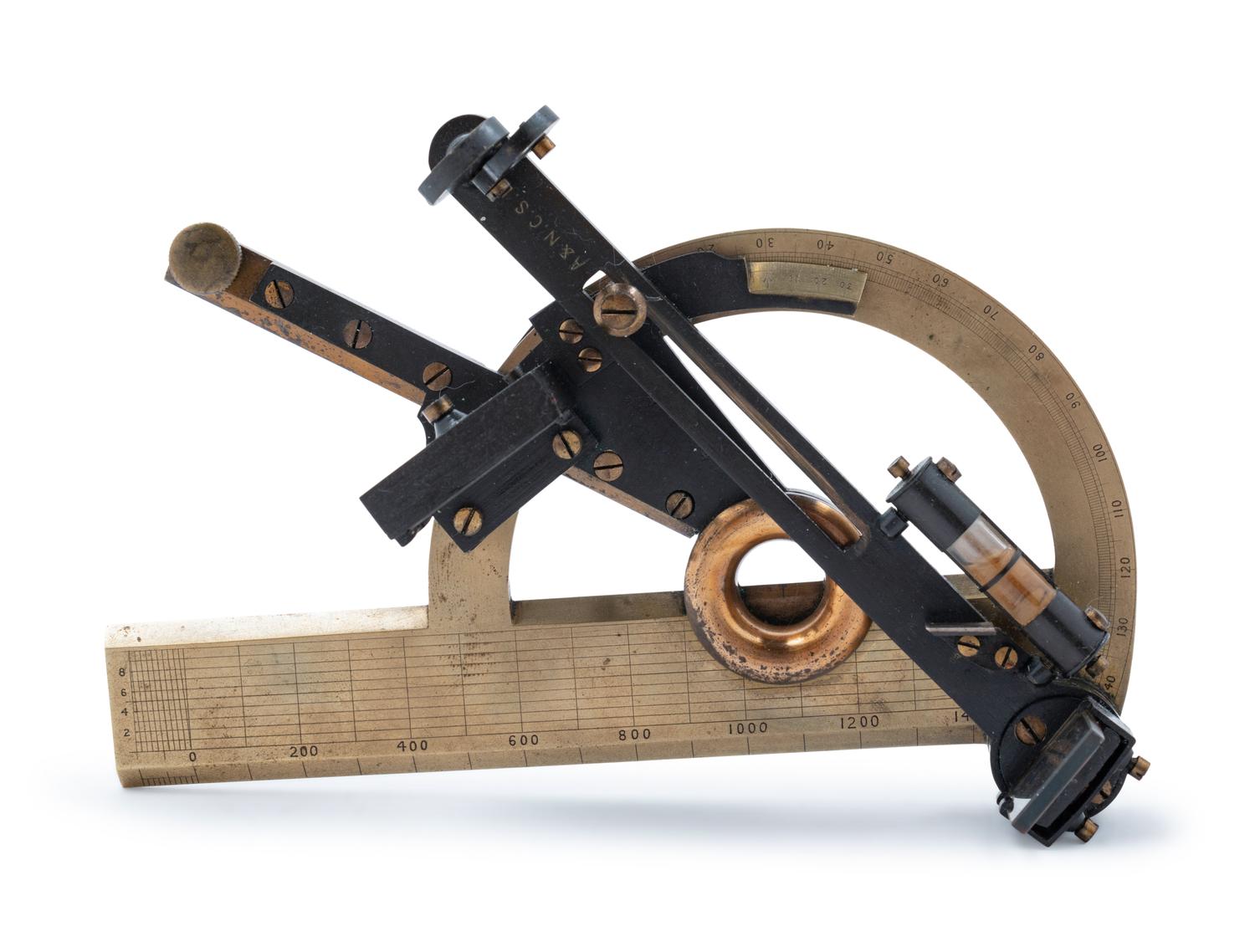 An English Brass Field Clinometer