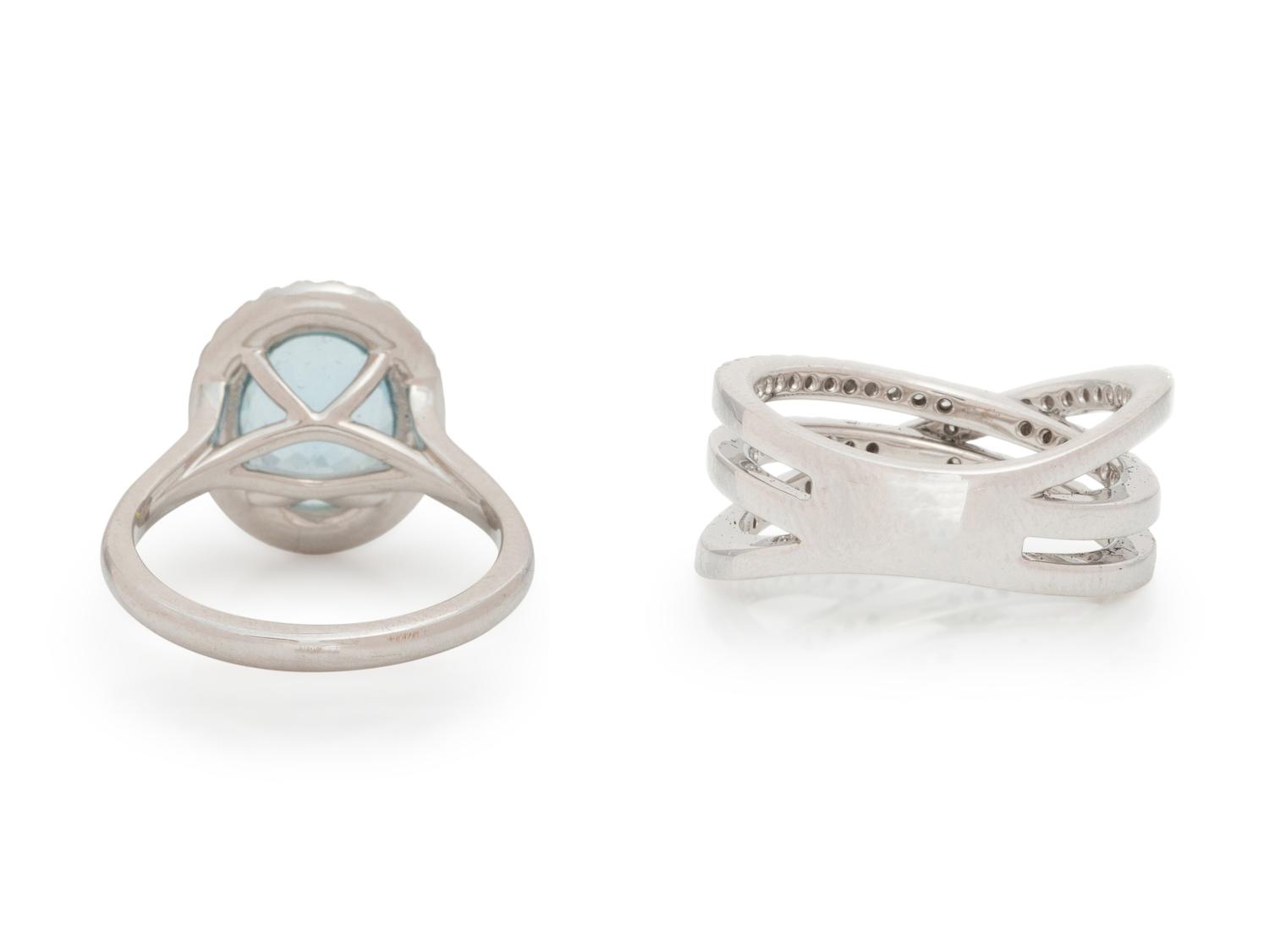 COLLECTION OF DIAMOND RINGS