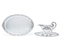 A Group of Three Silver Table Articles