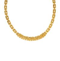 Yellow Gold and Diamond Elephant Necklace