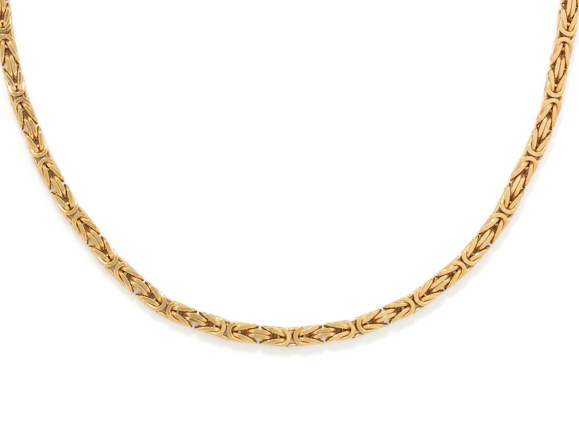 YELLOW GOLD NECKLACE