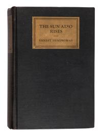 HEMINGWAY, Ernest (1899-1961). The Sun Also Rises . New York: Scribner's 1926.