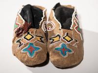Prairie Beaded Hide Moccasins