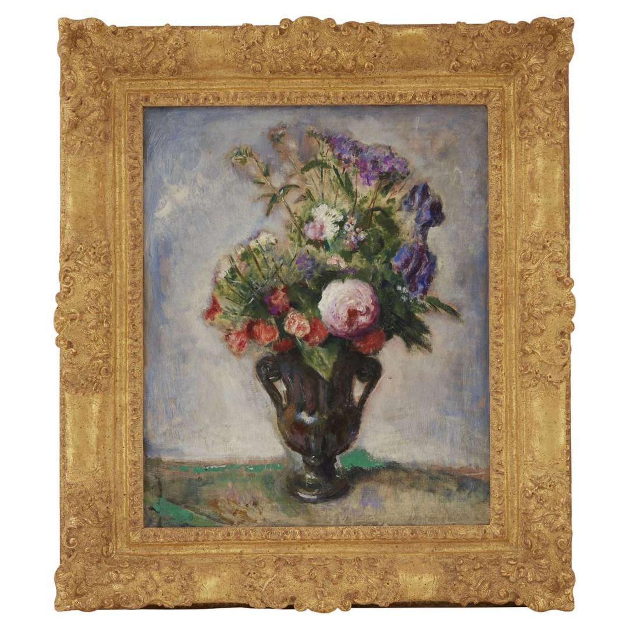 ADOLPHE BORIE (AMERICAN 1877-1934) “FLOWERS IN AN URN”