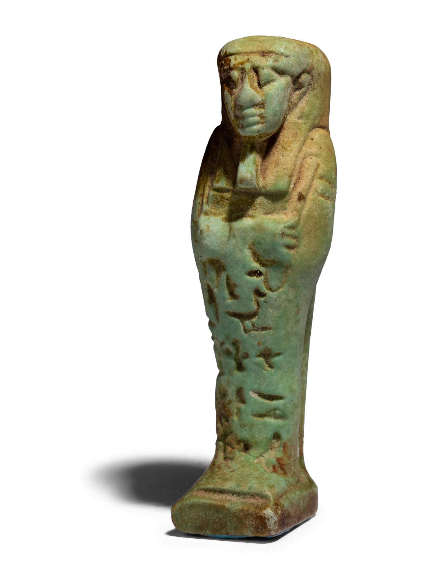 An Egyptian Faience Ushabti