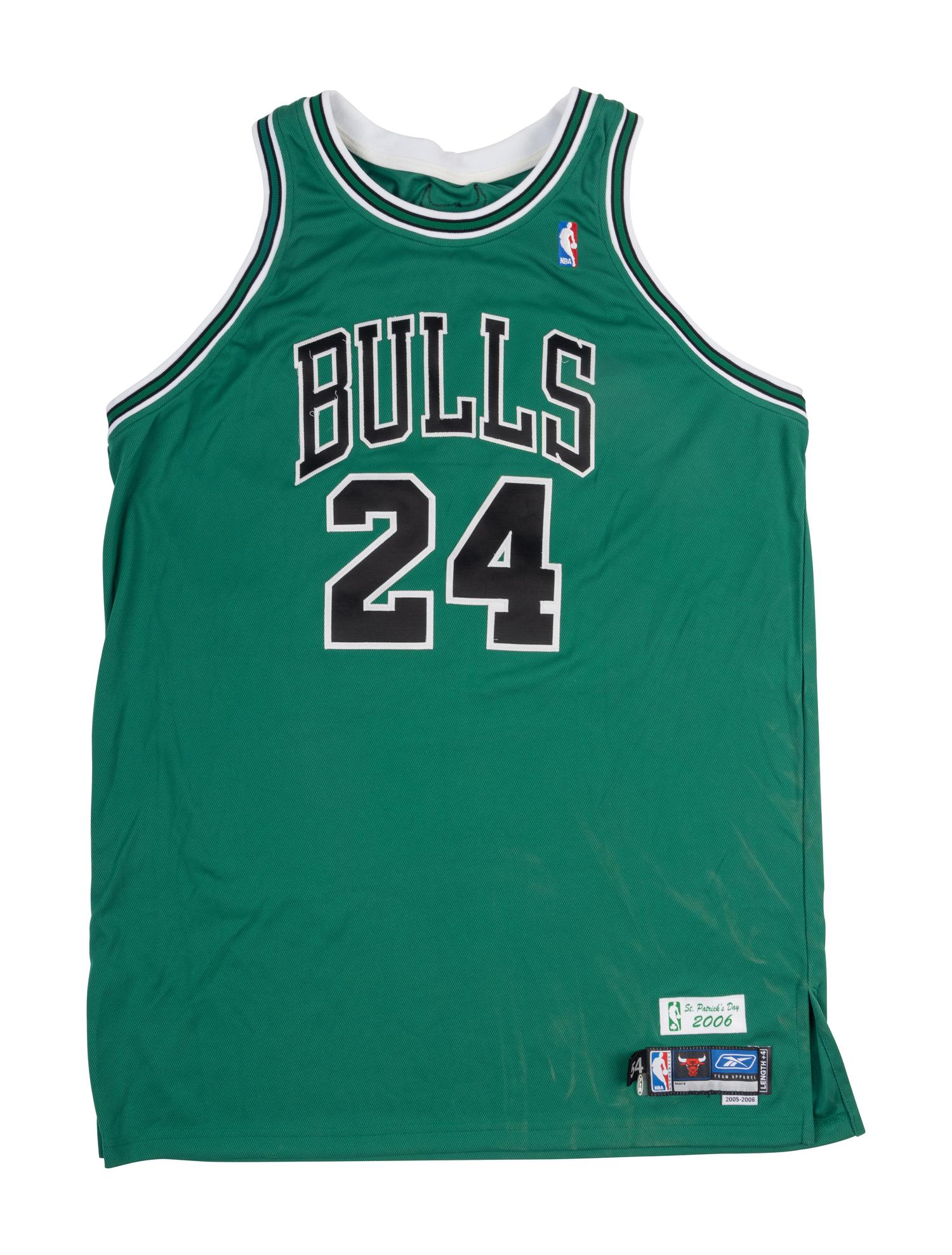 A Group of Chicago Bulls Game Used Jerseys,