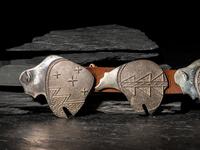 Southwestern Tufa Cast Concha Belt