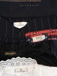 Five Givenchy Separates: Three Skirts and Two Shirts, 1980-2000s