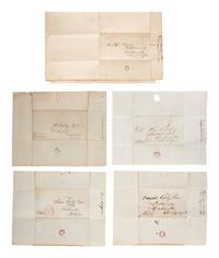 [GENERAL AMERICANA]. A group of 19th century letters and legal documents, highlighted by correspondence with Dr. Dennis Cooley (1789-1860), noted botanist and Postmaster at Washington, Macomb County, Michigan.