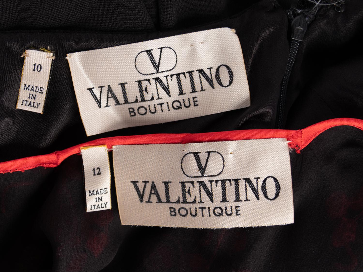 Two Valentino Dresses, 2000-10s
