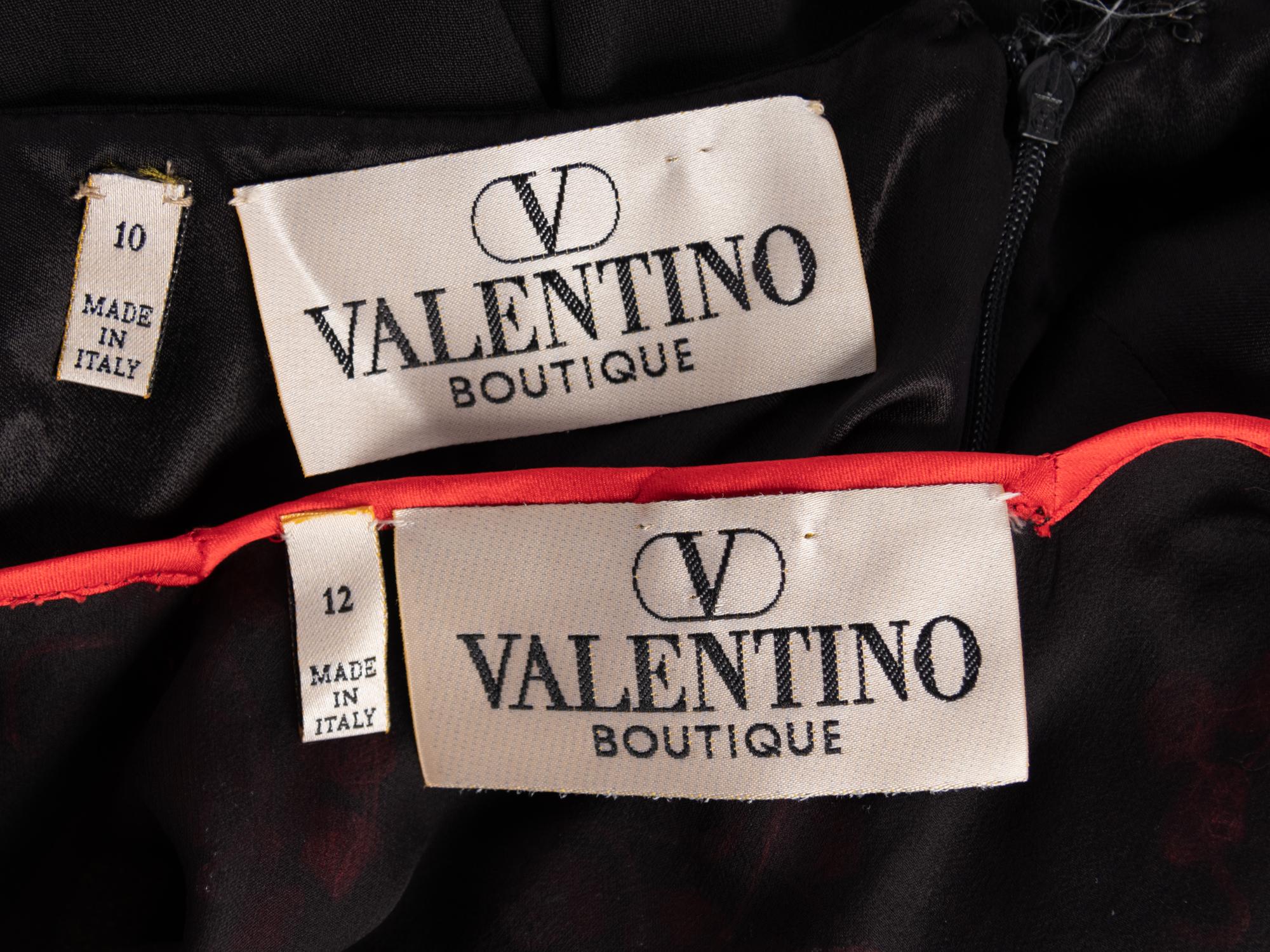 Two Valentino Dresses, 2000-10s