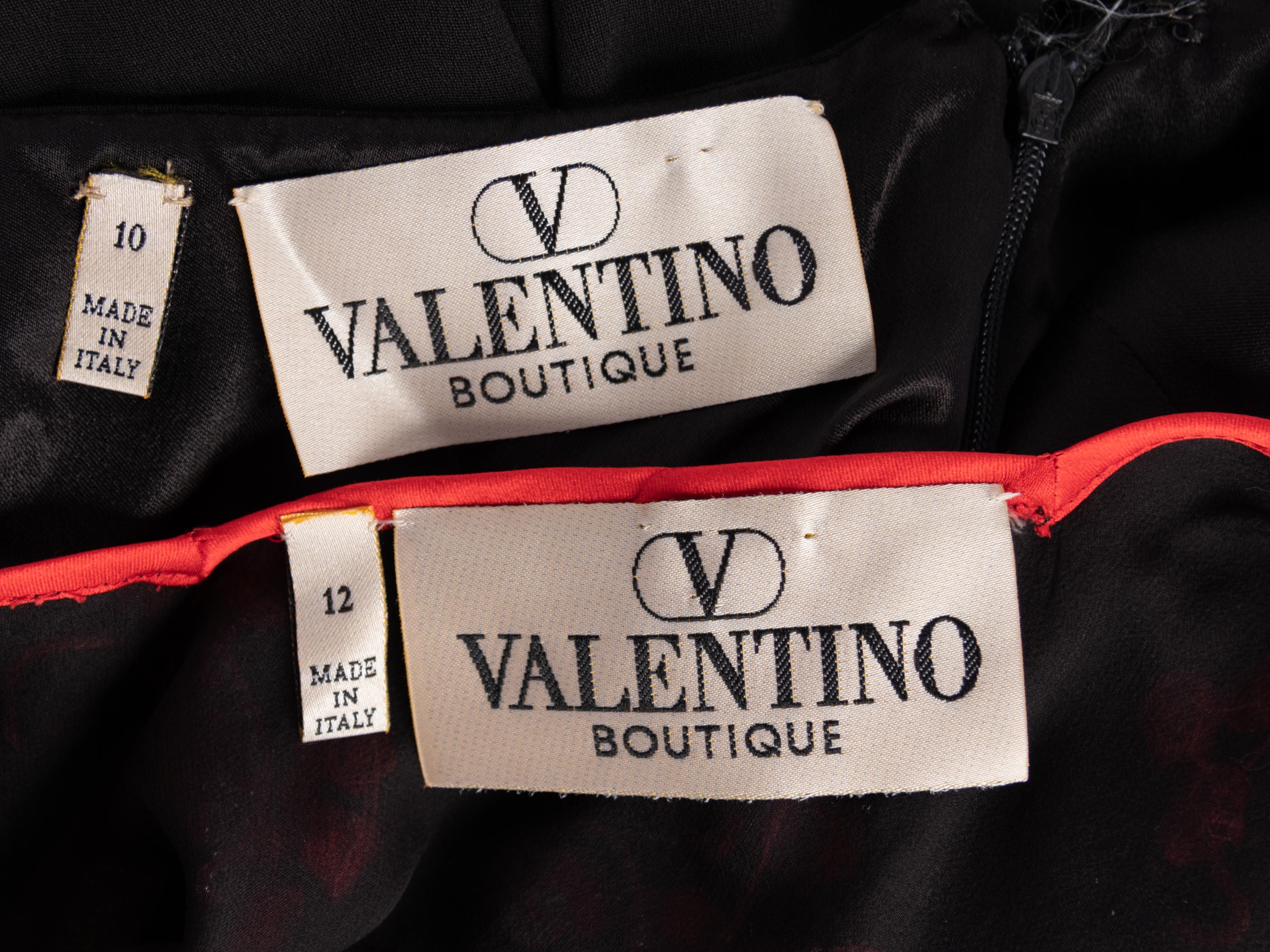 Two Valentino Dresses, 2000-10s
