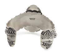 Navajo Sterling Silver and Turquoise Cuff Bracelet